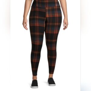Women's Leggings Plaid Size 1x